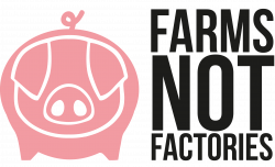 Farms Not Factories' new logo - Farms Not Factories