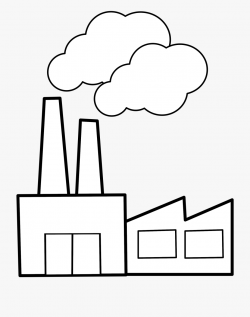 Download - Factory Clipart Black And White #142740 - Free ...