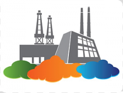 Petroleum Oil refinery Factory Illustration, Oil processing ...