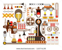 Vector Download » Pharmaceutical laboratory - vector ...