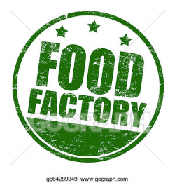 EPS Vector - Food factory stamp. Stock Clipart Illustration ...