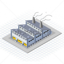 Factory Building, Clipart - Clip Art Library