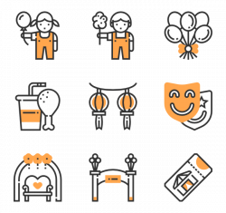 15 fun fair icon packs - Vector icon packs - SVG, PSD, PNG, EPS ...