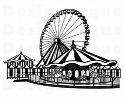 Amusement park svg | Etsy