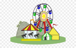 Ferris Wheel Clipart Transparent Background - Carnival Png ...