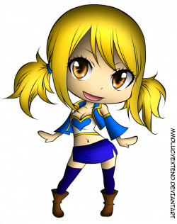 Fairy Tail - Chibi Lucy Heartfilia by Evilash-Zutara-17 on DeviantArt