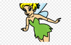 Fairy Tale Clipart Easy - Tinkerbell Cartoon - Png Download ...