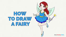 How to Draw a Fairy in a Few Easy Steps: Drawing Tutorial for Kids and  Beginners