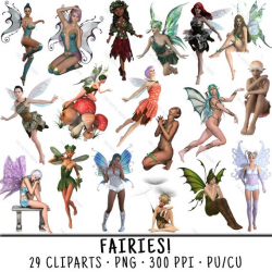 Fairy Clipart, Fairy Clip Art, Fairy PNG, Fantasy Clipart, Elf Fairy PNG,  PNG Elf Fairy, Clipart Fairy, Clipart Fantasy, Elf Fairy