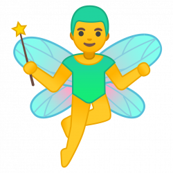 Man fairy Icon | Noto Emoji People Stories Iconset | Google