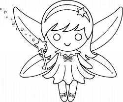 Fairies Black And White Drawing at GetDrawings.com | Free for ...