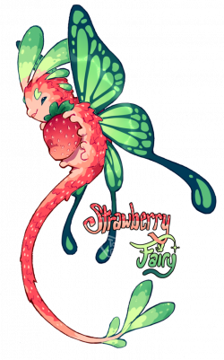 Closed] Strawberry Fairy Pacapillar Auction by toripng | Food Kawaii ...