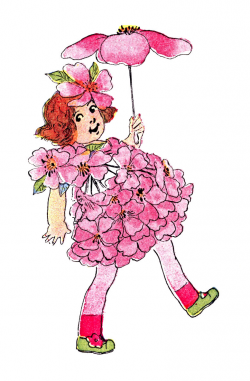 Free Vintage Clip Art - Flower Fairies for Spring - The ...