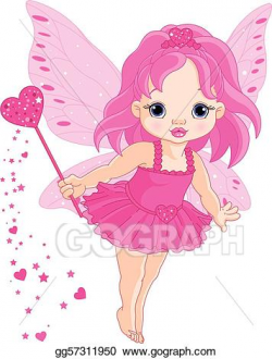 Vector Stock - cute little baby love fairy. Clipart ...