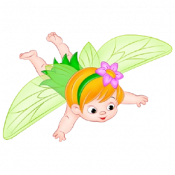 Cute Baby Fairies - Clip Art Library
