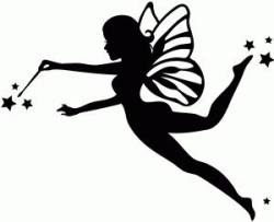 Fairy Silhouette Clipart | Free download best Fairy ...