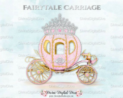 Pink Gold Silver Prince Princess Cinderella Fairytale ...