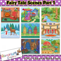 Fairy Tale Clip art Scenes