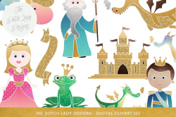 Fairytale Fantasy Clipart Set ~ Illustrations ~ Creative Market
