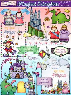 Fantasy fairytale clip art downloads by DJ Inkers - DJ Inkers