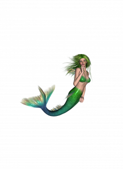 Mermaid Merman Clip art - Green beautiful mermaid 1584*2185 ...