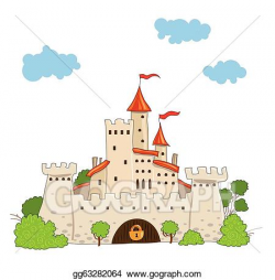 Vector Clipart - Fairytale castle. Vector Illustration ...