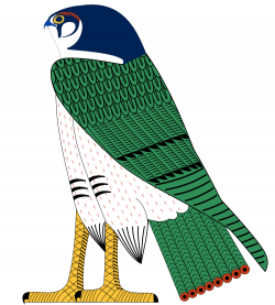 File:Horus as falcon.svg - Wikimedia Commons