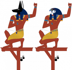 The souls of Pe (falcon) and Nekhen (jackal) are ancient Egyptian ...