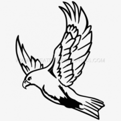 Falcon Clipart Falcon Line - Flying Falcon Drawing Easy ...