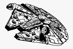Millennium Falcon Clipart - Star Wars Ship Clipart, Cliparts ...