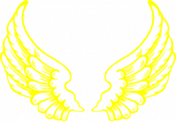 Yellow Falcon Wings Clip Art at Clker.com - vector clip art ...