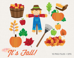 BUY 2 GET 1 FREE Fall Clipart - Fall Clip Art - Autumn Clipart - Autumn  Clip Art - Fall Digital Clipart - Pumpkin Fall Leaves Clipart