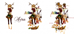 Render: Autumn Girl by NekoAira on DeviantArt