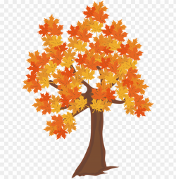 fall leaves falling from a tree png real trees - clipart ...