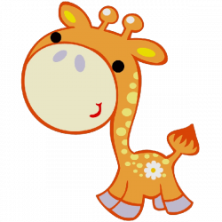 Baby Giraffe Cartoon - Cliparts.co