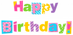 Colorful Happy Birthday Clipart Image | Happy Birthday # 10 ...