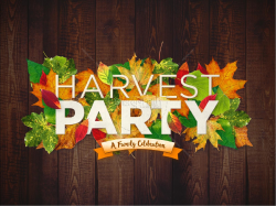 Fall Harvest Party Church PowerPoint | Fall Thanksgiving ...