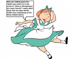 Lois Griffin as Alice falling down the hole by Darthranner83 on ...