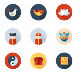 Chinese new year Icons - 270 free vector icons