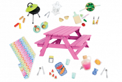 Picnic Table Set | Our Generation Dolls | 18