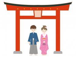 Shrine / New Year| Clip art | free material | event