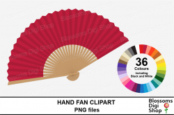 Hand Fan Clipart