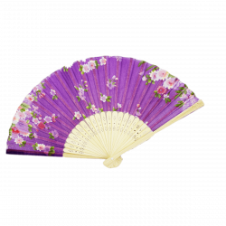 Flowers Chinese Fan transparent PNG - StickPNG