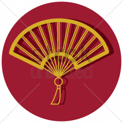 Chinese traditional holding fan 矢量图- 1577687 | 无限图