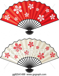 Vector Stock - Oriental fan. Clipart Illustration gg62541499 ...