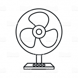 Electric fan clipart black and white 3 » Clipart Station