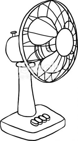 Electric fan black and white clipart 1 » Clipart Portal