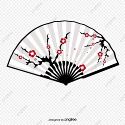 Japanese Cherry Blossom Fresh Style And Fan, Fan, Japanese ...