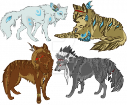 Native American Wolf Drawing at GetDrawings.com | Free for personal ...