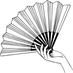 Paper fan clipart, cliparts of Paper fan free download (wmf ...